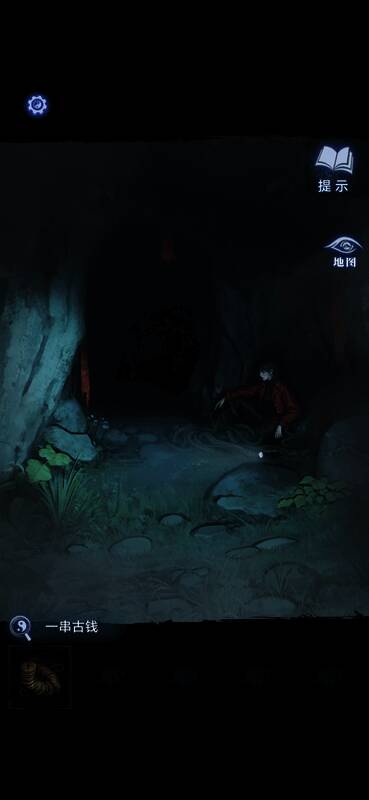 铜钱剑挥砍六藏菩萨颈部，章节完成提示弹出