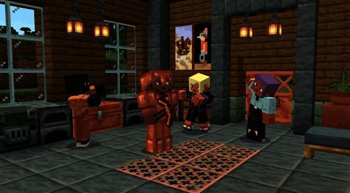 铜制工具套装展示图，包含斧头、镐子、剑等基础装备样式