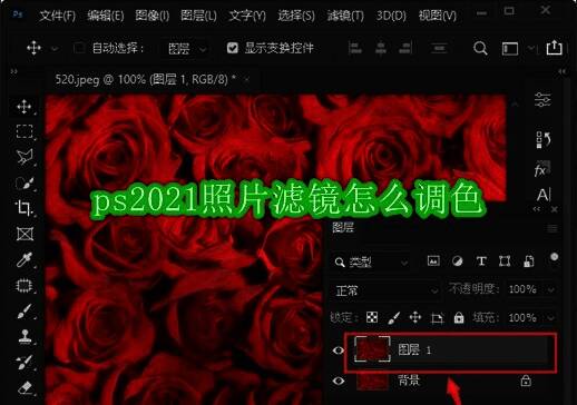 Photoshop 2021主界面展示，界面简洁专业，工具栏清晰可见