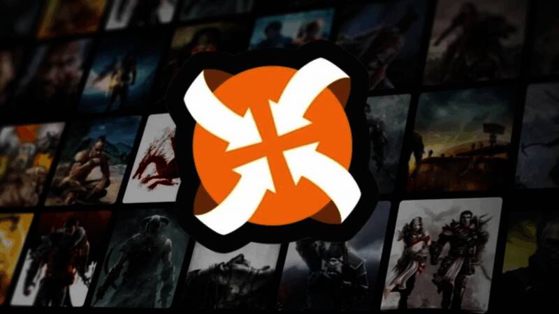 Nexus Mods平台界面展示，左侧为游戏模组分类，右侧为用户登录与设置区域