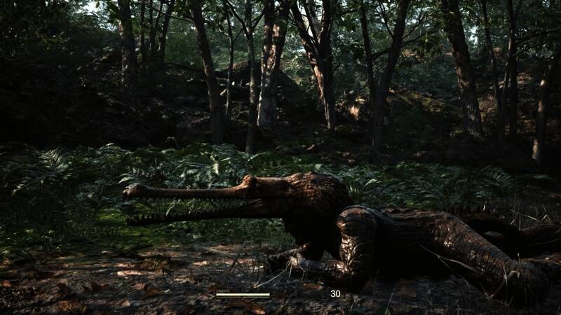 鳄鱼装细节特写，纹理刻画精细，展现高品质建模水准