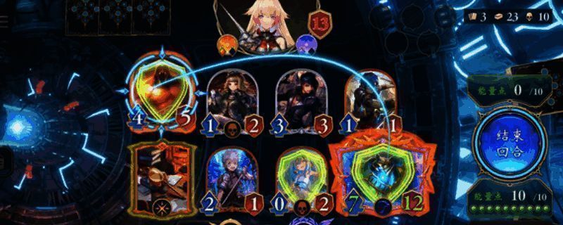 《影之诗：超凡世界》游戏封面图，展示主要角色与卡牌战斗场景