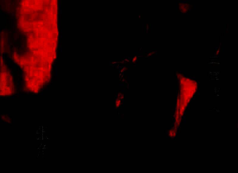 黄巾军战斗场景，士兵头裹黄色布巾，挥舞武器冲锋陷阵