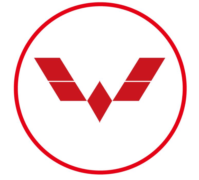 完成后的对称图标，去除参考线后画面干净利落