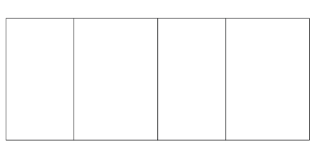 多个矩形组成的初步盒型结构框架