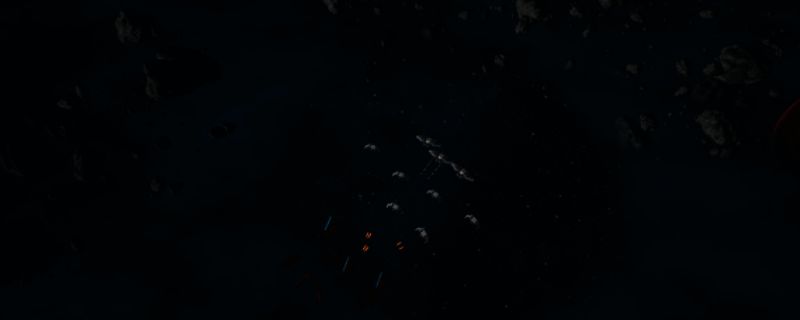 游戏主视觉图展示未来科技风格的战场场景，背景为星际空间站与机械战甲