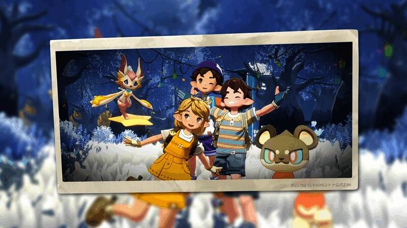 小洛克骑乘皇家狮鹫飞行画面，背景是壮丽的天空和山脉