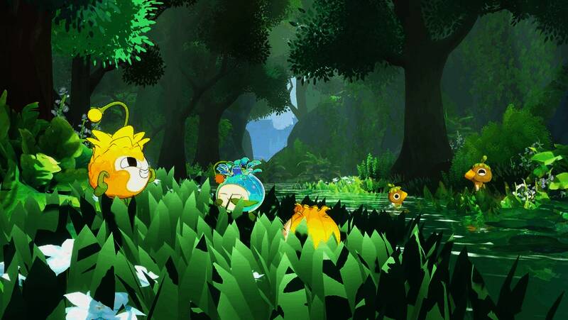 多名小洛克结伴而行，共同捕捉精灵的温馨画面