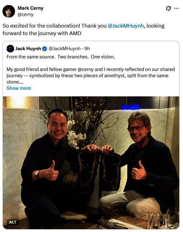 FSR Redstone技术演示画面，展示AI增强后的光影效果