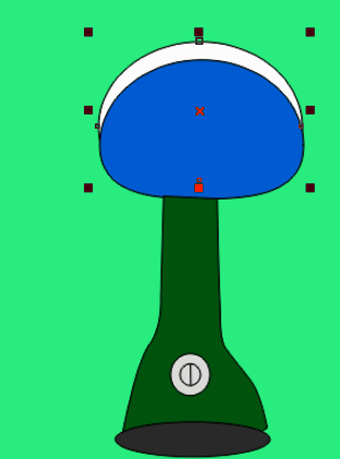 小夜灯各部分填充颜色示例