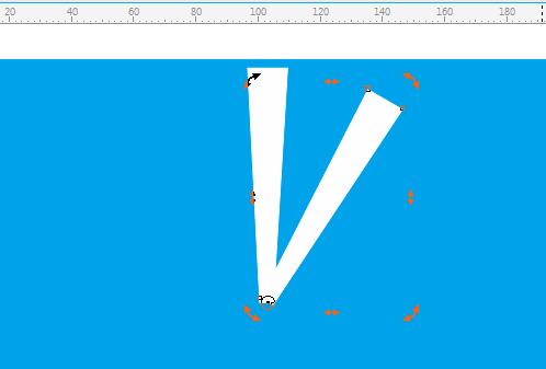 多个矩形围绕中心点呈扇形排列