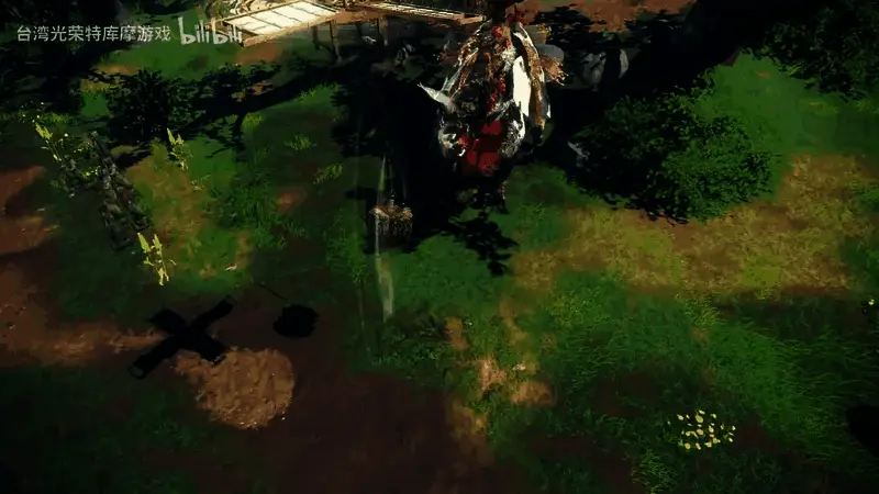 第五形态展现远程形态，变形棍展开为弓形结构，蓄力射击精准无比