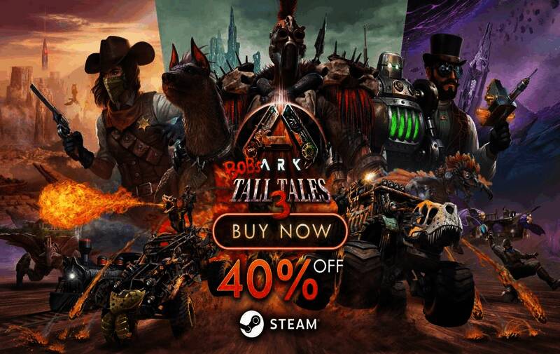 《方舟：生存飞升》仙境DLC场景图，展示全新野牛与华丽特效