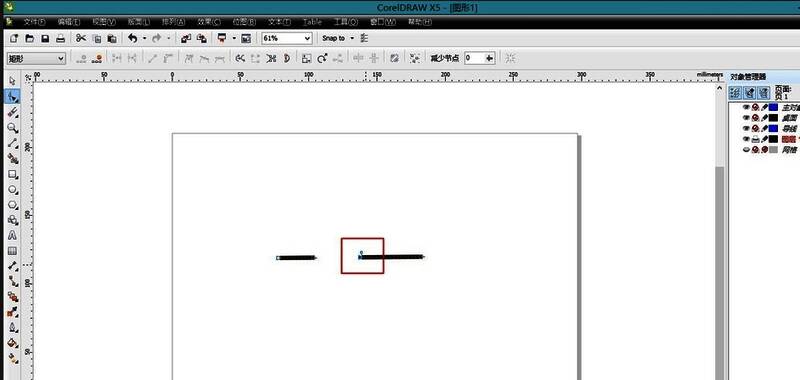 调整后的线段仅保留指定区域，形成精确的断点效果