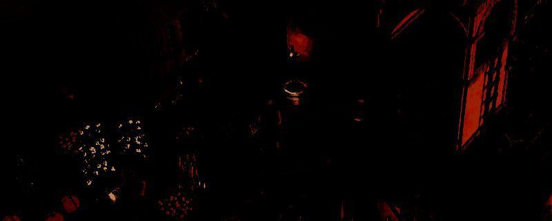 游戏角色在树林中砍伐树木，周围出现蜂群