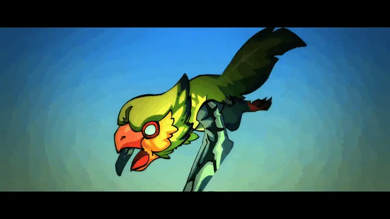 全新登场的迪诺兽之一，外形威猛霸气，身披鳞甲，眼神犀利