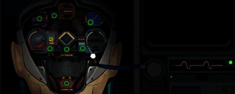 游戏主视觉图，展现主角手持工具面对各类机器人患者的场景