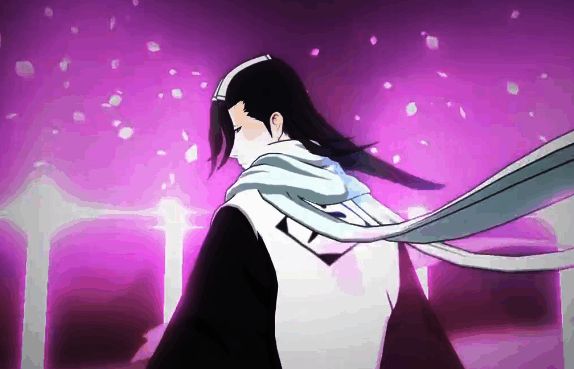 朽木白哉角色立绘，手持千本樱，神情冷峻