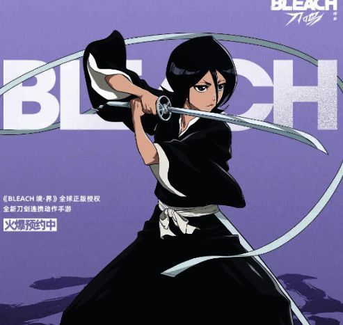 朽木露琪亚战斗场景，使用冰系技能冻结敌人