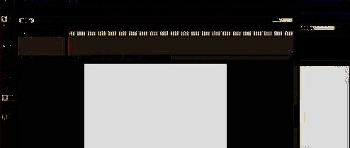 完成新建后显示的空白Flash编辑界面