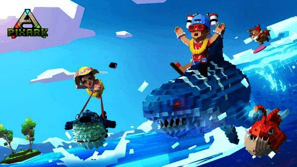 沙滩休闲风格角色装扮展示，背景为阳光明媚的海滩场景