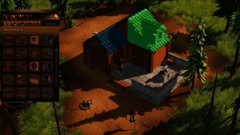 多人在线协作建造基地，玩家分工明确进行资源采集与建筑搭建