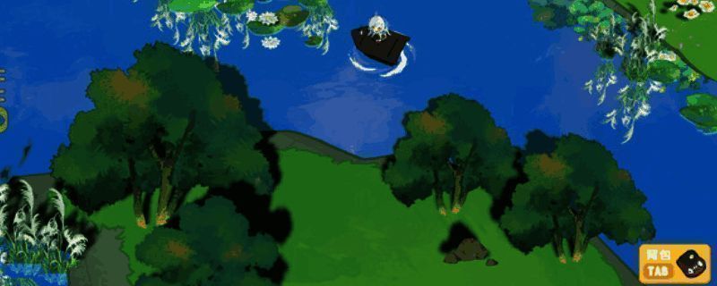 游戏主视觉图展示清新可爱的美术风格，主角手持钓竿面带微笑