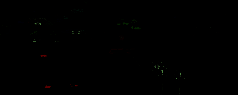 游戏中补给车与直升机协同作业场景，大型载具装载大量物资，小型车辆和直升机正在分发补给