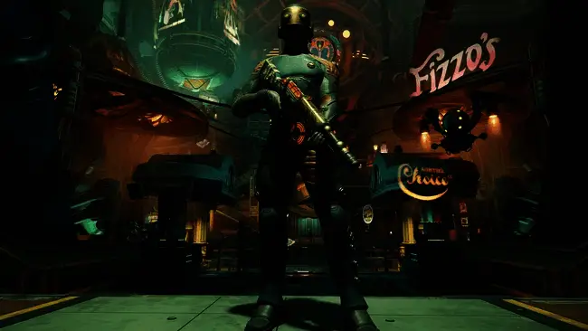 《天外世界2》游戏封面与主角形象展示，科幻风格浓厚