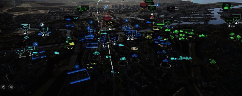 《断箭》游戏中激烈战斗画面，双方部队在战场上交火，战场硝烟弥漫