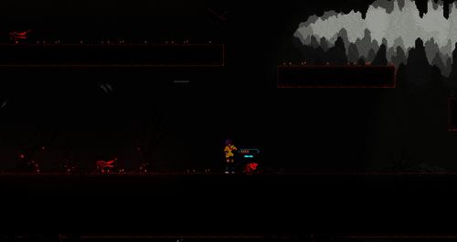 激烈战斗中的Boss战画面，Exia与巨型机械敌人正面对抗