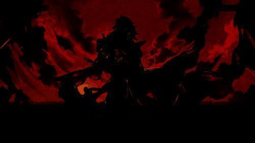 万敌手持武器冲入宫殿，背后是燃烧的悬锋城