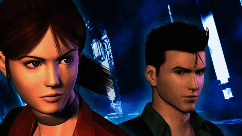 生化危机系列经典角色与场景回顾图，展现系列发展历程中的重要节点