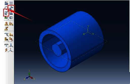 模型位置调整示意图
