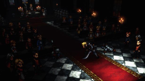 战斗界面展示多个角色协同作战的画面