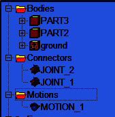 左侧面板显示 Motion—1，表明驱动添加成功