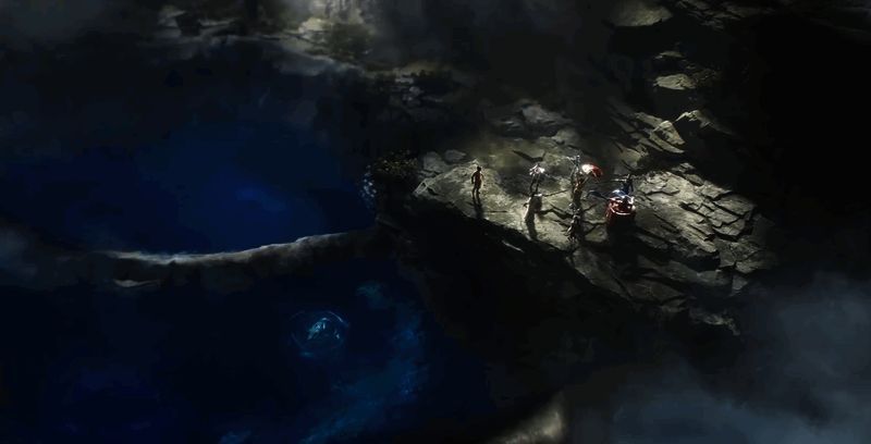 新地图“龙隐洞天”全景展示，极帝城为中心，水银河环绕四周