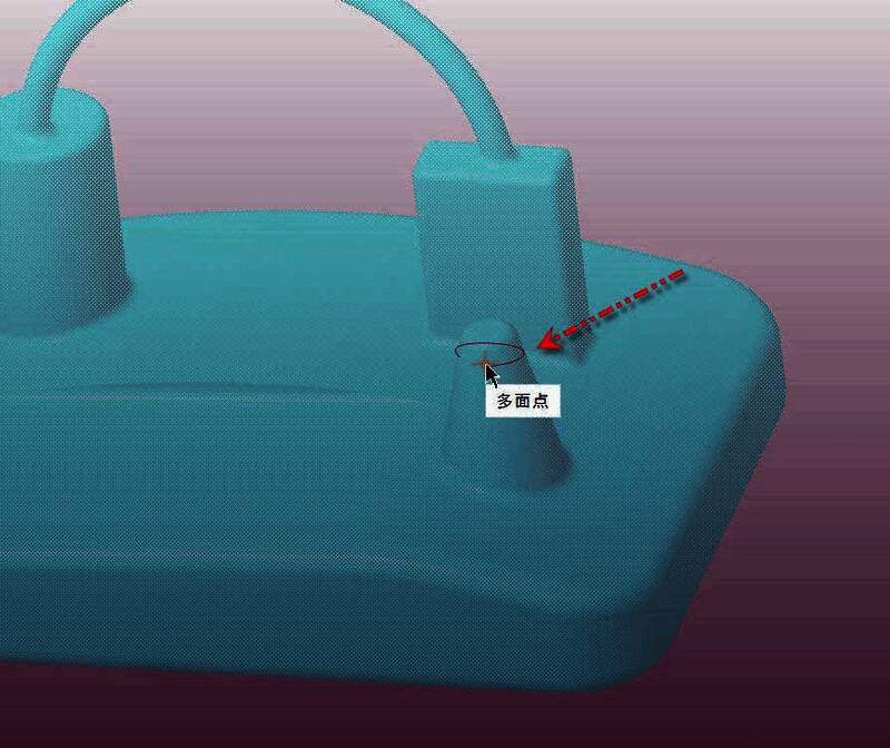 在点云中绘制第一条封闭曲线