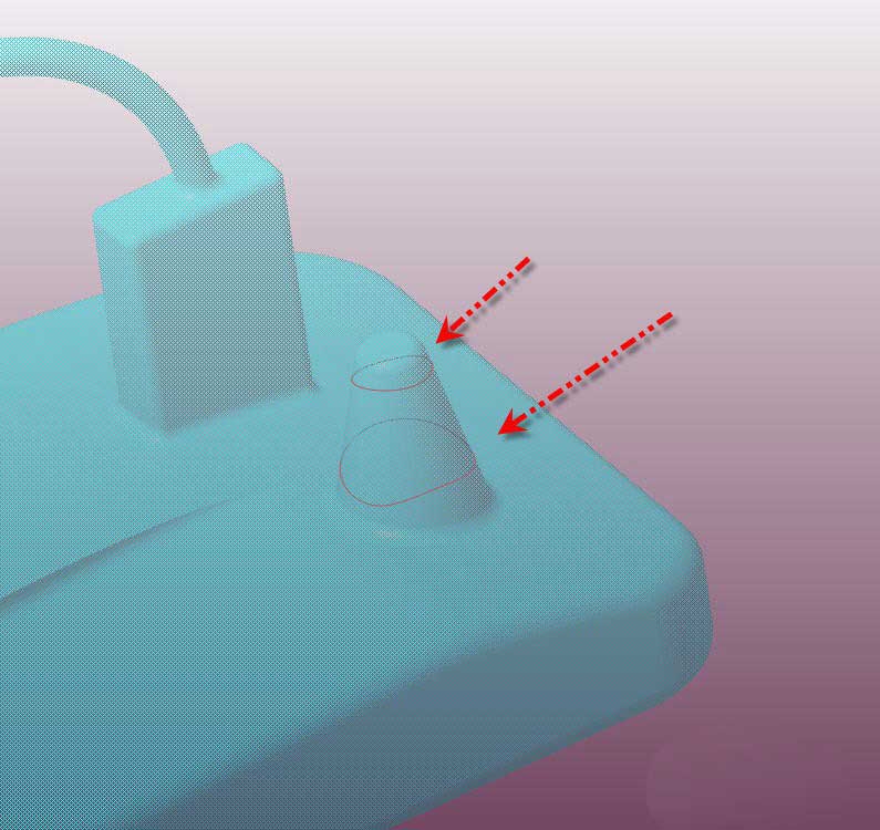 上下两条曲线构成拟合区域