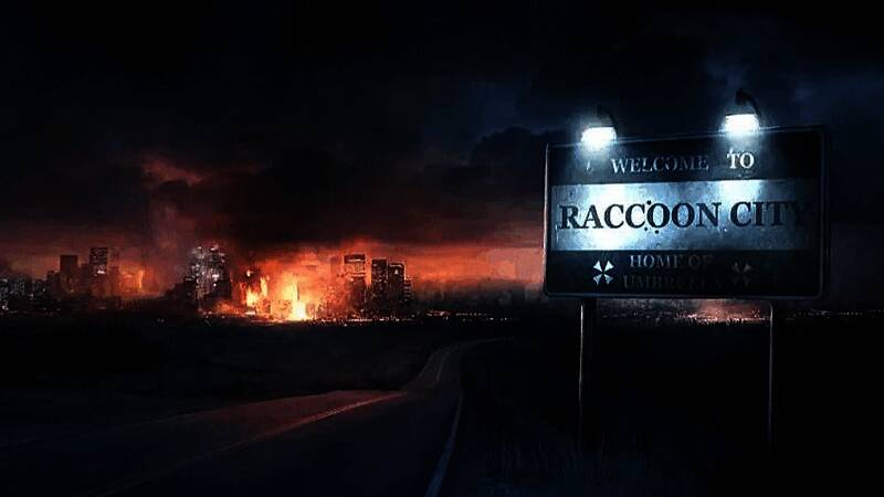 《生化危机9》新概念图，展示浣熊市废墟中的紧张氛围