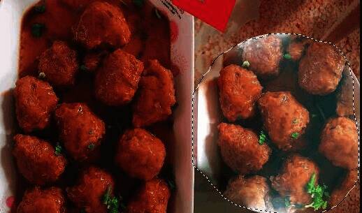 修补完成后的人物面部特写，原本的瑕疵已被平滑处理