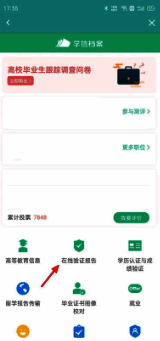 在线验证报告页面界面截图，显示查看和下载选项