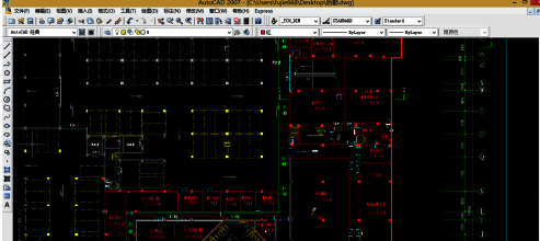 命令行显示输入IM后的提示信息，右侧弹出外部参照窗口