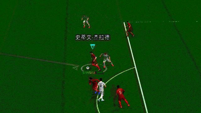 杰拉德拦截动作演示GIF，展现其防守意识与反应速度