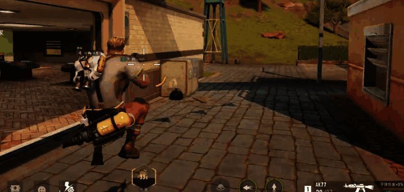 游戏内物资分布示意图，标注常见武器与配件位置