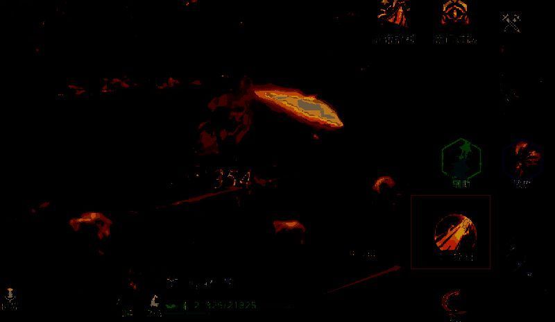 光帝与鬼魅组合技能演示画面，展示多段连击与大范围攻击