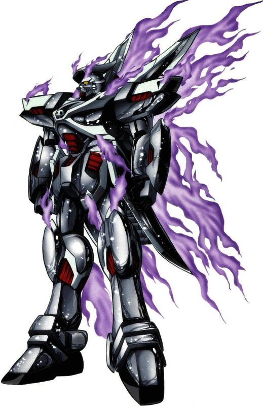 幽灵敢达战斗场景截图，高速突袭中释放紫色能量