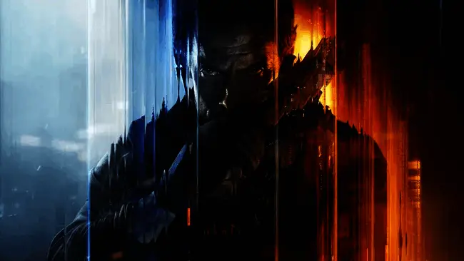 《使命召唤：黑色行动7》‘冲突战’模式战斗场景，双方玩家激烈交火