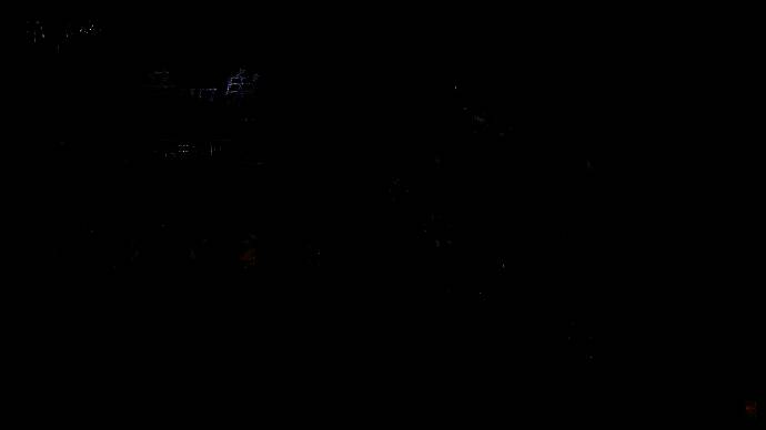 三位新时装角色站在一起，背景为星空与岛屿交织的场景