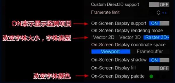 游戏界面叠加显示帧率、温度等硬件信息，数据清晰可见